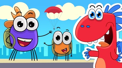 Tyciutki Pajączek  | Skacze na spadochronie  | Piosenka dla dzieci  | Smok Edzio