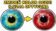 JAK ZMIENIĆ KOLOR OCZU?! ILUZJA OPTYCZNA | ZIELONY