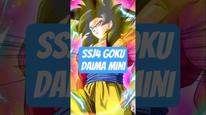 SSJ4 GOKU DAIMA SUMMONS DS DBZ DOKKAN BATTLE