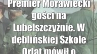 Premier Morawiecki gości na Lubelszczyźnie.  W dęblińskiej Szkole Orląt mówił o ...