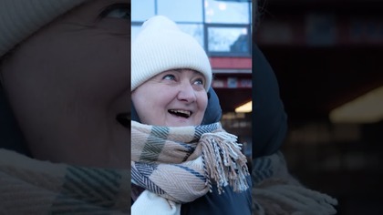 TO JEST NORMALNA ZIMA KOBIETA WPOMINA DAWNE ZIMY