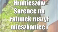 Hrubieszów: Sarence na ratunek ruszył mieszkaniec i mundurowi