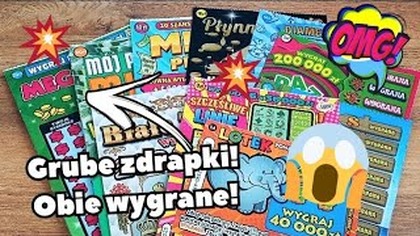 Zdrapki Lotto  Jest progres!  Wygrane są! Nawet podwójna! 