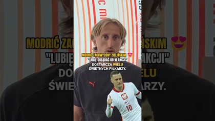 LUKA MODRIĆ ZACHWYCONY PIOTREM ZIELIŃSKIM  LUBIĘ GO OGLĄDAĆ W AKCJI #piłkanożna