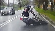 Przewrotka motocyklisty