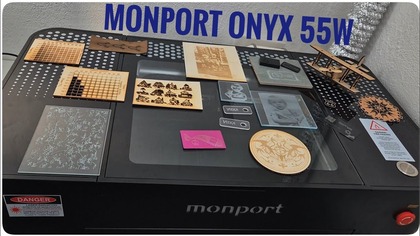 MONPORT ONYX 55W 460mmx290mm, CO2, autofokus, kamera, konfiguracja