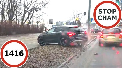 Stop Cham #1416 - Niebezpieczne i chamskie sytuacje na drogach