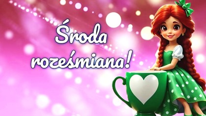 Roześmiana środa czeka!  Dzień dobry! 