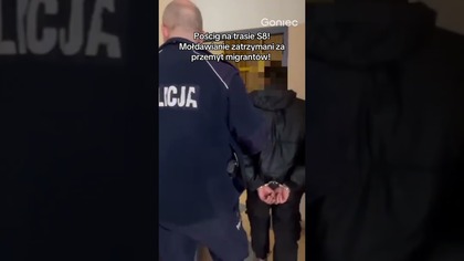 PRZEMYCALI MIGRANTÓW! UCIECZKA PRZED POLICJĄ ZAKOŃCZONA W ROWIE