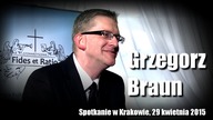 Spotkanie z GRZEGORZEM BRAUNEM, Kraków, 29.04.2015, Grzegorz Braun