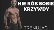 Nie psuj się na treningu! 3 ważne zasady.