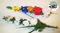 Dwa pomysły na palemki z papierowych kwiatów diy [TWO IDEAS FOR PAPER FLOWERS EASTER PALMS DiY]