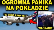 SZOKUJĄCE SCENY NA POKŁADZIE SAMOLOTU!