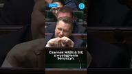 Czarnek NABIJA SIĘ w sejmie z Senyszyn #shorts