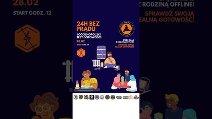 Ogólnopolski test gotowości.  24h bez prądu.  Weź udział!