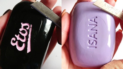 Soap Carving ASMR Relaxing Sounds no talking Satisfying ASMR Video