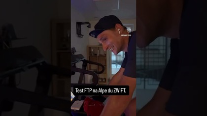 Dziś przyszedł czas na test FTP z pozdrowieniami dla trenera.