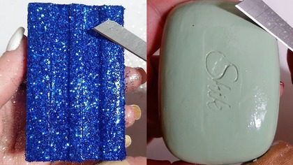 Soap Carving ASMR Relaxing Sounds no talking Satisfying ASMR Video