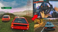 Tryb Fortnite Kierownica mi zwariowała xD / Forza Horizon 4