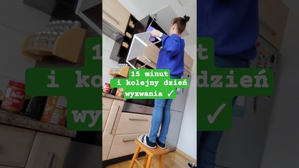 Szybko, sprawnie i kolejne szafki lśnią  #uporzadkowana #wyzwanie #shorts