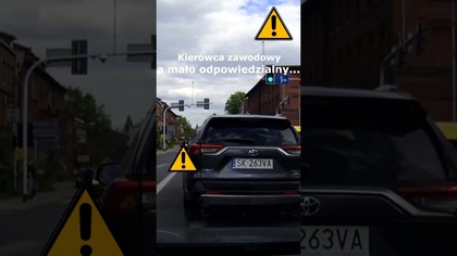 Mało odpowiedzialny kierowca autobusu #shorts #rikordwidjo