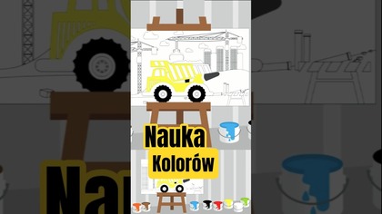 Kolorowanie ciężarówki - żółty
