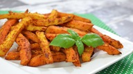Pieczone frytki z selera i batatów - Jak zrobić - Smakowite Dania