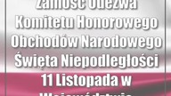 Zamość: Odezwa Komitetu Honorowego Obchodów Narodowego Święta Niepodległości 11...