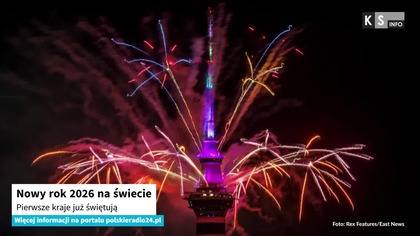 Nowy rok 2026 na świecie.  Pierwsze kraje już świętują [KS Info]