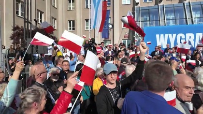 Rafał Trzaskowsk w Sosnowcu.  Kandydat apelował o mobilizację przed drugą turą