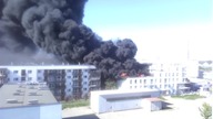 Ogromny pożar we Wrocławiu