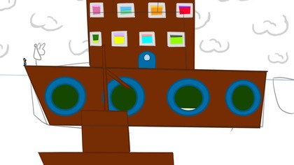 Tak, dosłownie tyle się udało zrobić (Plus tło, woda i chmury, ale warstwy są ukryte)