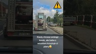 Kiedy chcesz ominąć korek, ale kobieta z wózkiem blokuje Ci chodnik #shorts #rikordwidjo