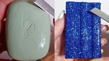 Soap Carving ASMR Relaxing Sounds no talking Satisfying ASMR Video