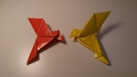 ORIGAMI MALY PTASZEK