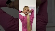 JAK SPINAĆ WŁOSY KLAMRĄ? #shorts #hairtips