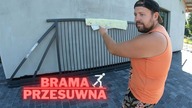 Dojechała brama przesuwna.  Wąż na budowie!