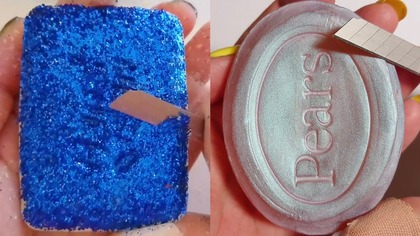 Soap Carving ASMR Relaxing Sounds no talking Satisfying ASMR Video