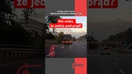 Jak można nie zauważyć, że jedzie się pod prąd? #warszawa #kierowca