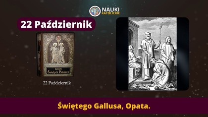 Świętego Gallusa Opata | Żywoty Świętych Pańskich - 22 Październik Audiobook 309
