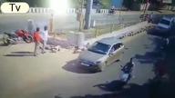 Wypadek motocyklisty