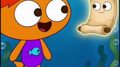 Goldfish Lu talking to the Secret Fish Formula 2