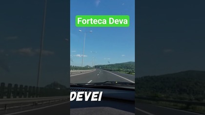 Forteca Deva.  #travelvlog #travel #vlog #podróże #traveling #romania #castle #autostop