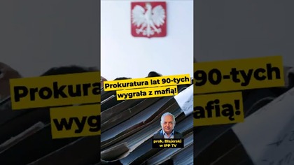 Prokuratura lat 90-tych wygrała z mafią! Prok.  #Blajerski #polityka #IPPTVNaŻywo