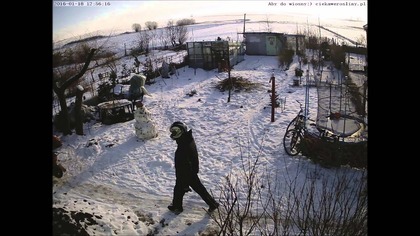 Kamera ip na czujnik ruchu.  Zapis zdjęć.  Styczeń 2016r