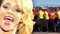 Koncert Rihanny. Tłumy napierają na barierki. [plotek]