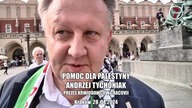Pomoc dla Palestyny - Andrzej Tychoniak, prezes krwiodawców Cracovii