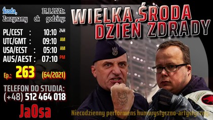 WIELKA ŚRODA - DZIEŃ ZDRADY (31.03.2021)