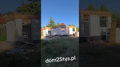 Połowa za nami  http://dom25tys.pl zapisy na budowę domu kontakt@dom25tys.pl #waghouse #dom25tys