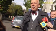 Janusz Korwin-Mikke i Tomasz Sommer na konferencji prasowej w Londynie 18.10.2015